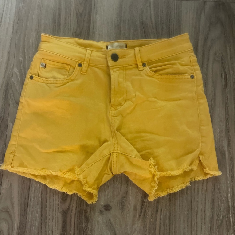 Yellow Dear John shorts